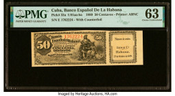 Cuba El Banco Espanol de la Habana 50 Centavos 28.10.1889 Pick 33a PMG Choice Uncirculated 63. HID09801242017 © 2022 Heritage Auctions | All Rights Re...