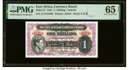 East Africa East African Currency Board 1 Shilling 1.1.1943 Pick 27 PMG Gem Uncirculated 65 EPQ. HID09801242017 © 2022 Heritage Auctions | All Rights ...