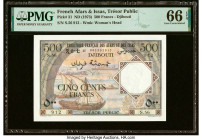 French Afars & Issas Tresor Public, Djibouti 500 Francs ND (1973) Pick 31 PMG Gem Uncirculated 66 EPQ. HID09801242017 © 2022 Heritage Auctions | All R...