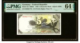 Germany Federal Republic Bank Deutscher Lander 5 Deutsche Mark 9.12.1948 Pick 13i PMG Choice Uncirculated 64 EPQ. HID09801242017 © 2022 Heritage Aucti...