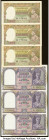 India Reserve Bank of India Group Lot of 6 Examples Fine-Very Fine. Stains and staple holes may be present. HID09801242017 © 2022 Heritage Auctions | ...