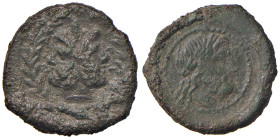 SICILIA Panormus - AE (II sec. a.C.) Testa laureata di Zeus a d. - R/ Testa di Giano - Calciati 144-146 AE (g 5,74) Ex Sternberg, XXXI, 27 e 28 ottobr...