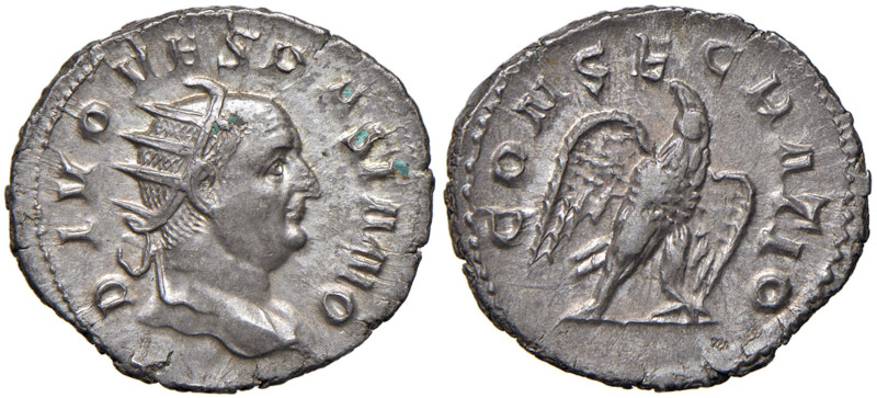 Vespasiano (69-79) Antoniniano restituzione di Traiano Decio - Busto radiato a d...