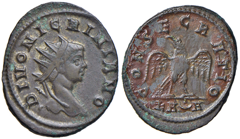 Nigriniano (figlio di Carino) Antoniniano (Camulodunum) Busto radiato a d. - R/ ...