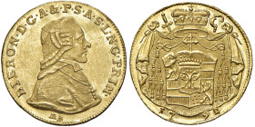 AUSTRIA Salisburgo - Heronymus von Colloredo (1772-1803) Ducato 1792 - KM 463 AU (g 3,47) RR
qFDC/FDC