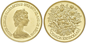CANADA 100 Dollari 1977 Silver Jubilee - Fr. 8 AU (g 16,99)
FS