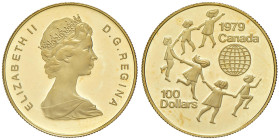 CANADA 100 Dollari 1979 Children - Fr. 10 AU (g 16,95)
FS