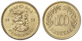 FINLANDIA 100 Markkaa 1926 - Fr. 8 AU (g 4,23) RR
qFDC