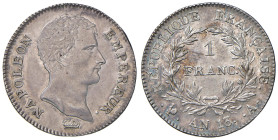 FRANCIA Napoleone (1804-1814) Franco A. 13 A - Gad. 443 AU (g 5,07)
qFDC/FDC