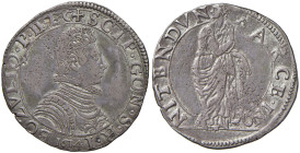 BOZZOLO Scipione Gonzaga (1613-1670) Lira 1614 - MIR 64 (indicata R/3); Ravegnani Morosini 10 (indicata R/3 ma con appena 4 passaggi in vendita pubbli...