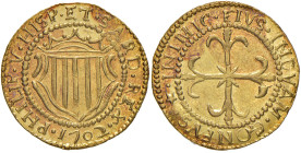 CAGLIARI Filippo V (1700-1719) Scudo d’oro 1702 - MIR 93/2 AU (g 3,20)
FDC