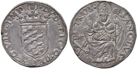 DESANA Lodovico II Tizzone (1510-1525) Testone - MIR 442 (indicato R/3) (g 9,34) RRRR Moneta estremamente rara tanto che nel MIR è illustrato un esemp...