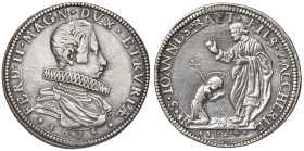 FIRENZE Ferdinando II (1621-1670) Mezza piastra 1624 - MIR 295 AG (g 16,26) RRR Foro otturato
BB