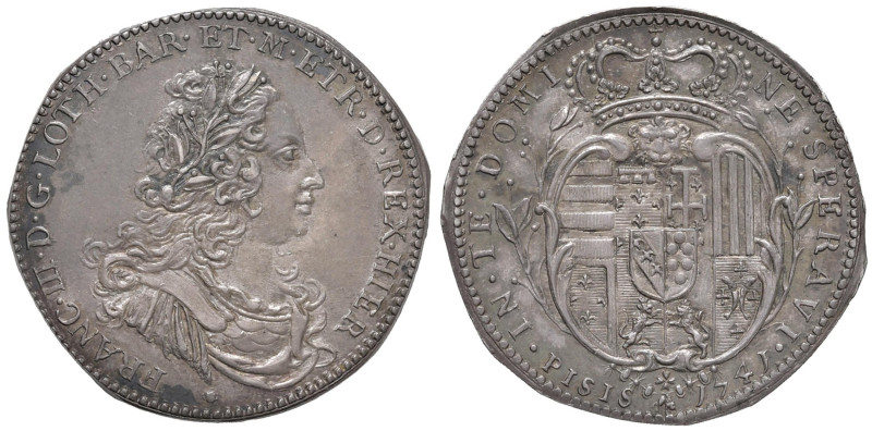 FIRENZE Francesco II (1737-1765) Mezzo Francescone 1741 - MIR 355/4 AG (g 13,78)...