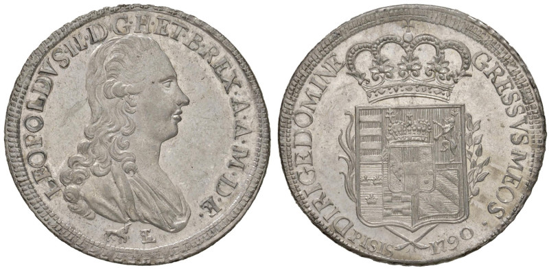 FIRENZE Pietro Leopoldo (1765-1790) Mezzo francescone 1790 - MIR 398 AG (g 13,68...