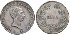FIRENZE Ferdinando III (1814-1824) Lira 1823 - MIR 438/3 AG (g 3,95)
FDC