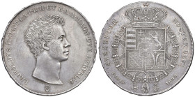 FIRENZE Leopoldo II (1824-1859) Francescone 1830 - MIR 447 AG (g 27,38) RRR Minimi graffietti diffusi al D/
qSPL