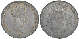 FIRENZE Leopoldo II (1834-1859) Francescone 1841 - MIR 448/6 AG (g 27,40) RR Bellissima patina
SPL+/qFDC