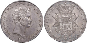 FIRENZE Leopoldo II (1824-1859) Mezzo francescone 1834 - MIR 451 AG RRR In slab PCGS MS 63 833468.63/33221365
MS 63