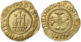 GENOVA Dogi biennali (1528-1797) 2 Doppie 1616 - MIR 203/16 AU (g 13,37) RRR Splendido esemplare
SPL+