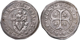 GENOVA Dogi Biennali (1528-1797) Mezzo scudo 1691 sigla I T C - MIR 297/41 AG (g 19,26)
qSPL