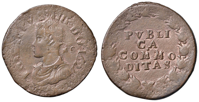 NAPOLI Filippo IV (1621-1665) Pubblica - Magliocca 43 CU (g 11,74) R Debolezze m...