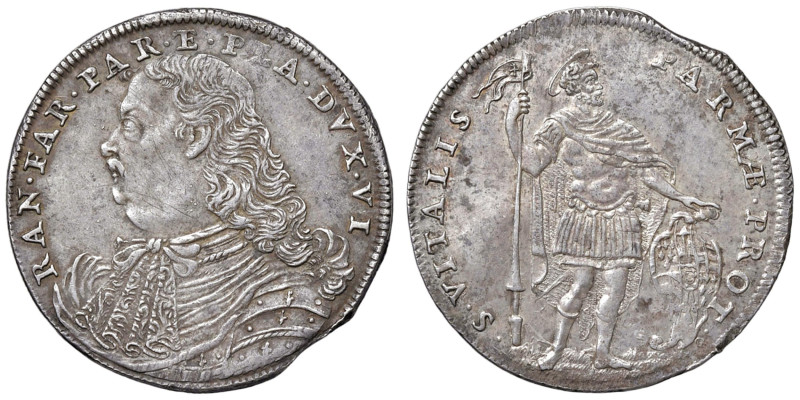 PARMA Ranuccio II (1646-1694) Testone - MIR 1038/1 AG (g 9,13) Ex Finarte, 189, ...