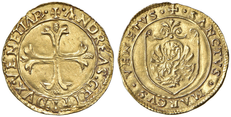 VENEZIA Andrea Gritti (1523-1538) Scudo d'oro - Pa 3 AU (g 3,38)
SPL