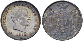 Napoleone (1805-1814) Milano - 5 Lire 1812 puntali aguzzi, bordo incuso - Gig. 111 AG (g 24,78) R
SPL/FDC