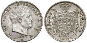 Napoleone (1804-1814) Milano - 2 Lire 1812 12 su 00 - Gig. 134a AG (g 9,95) Interessante esemplare con evidente frattura del conio sulla data
SPL