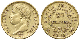Napoleone (1804-1814) Roma - 20 Franchi 1812 - Gig. 17 AU (g 6,38)
BB