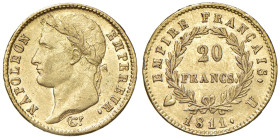 Napoleone (1804-1814) Torino - 20 Franchi 1811 - Gig. 16 AU (g 6,47) R
qSPL/SPL