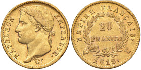 Napoleone (1804-1814) Torino - 20 Franchi 1812 - Gig. 17 AU (g 6,40) R
BB+