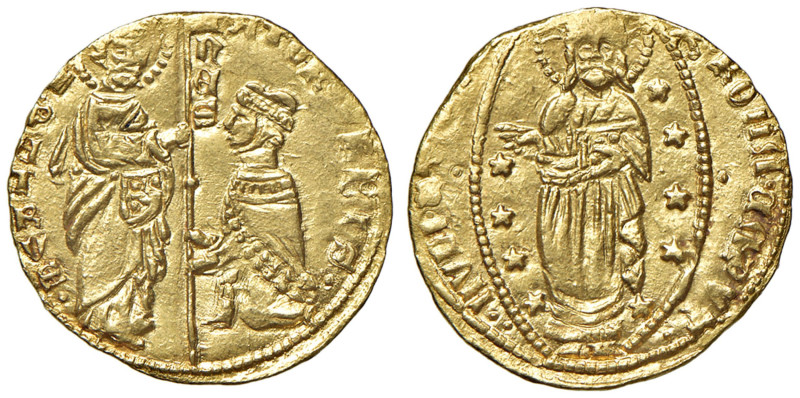 Senato romano (1350-1439) Ducato - MIR 178/2 AU 8g 3,49) Tondello irregolare ma ...