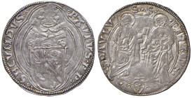 Paolo II (1464-1471) Ancona - Grosso con sigla F (attribuito quindi ad Ancona) - Munt. 55 AG (g 3,83) RR
BB+