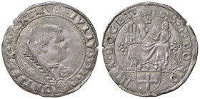 Giulio II (1503-1513) Bologna - Giulio - Munt. 94 AG (g 4,38) RR Debolezza di conio al D/ ma il R/ è di ottima conservazione per questa tipologia
BB/...