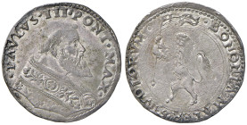 Paolo III (1534-1549) Bologna - Bianco - Munt. 100 AG (g 5,55)
SPL