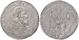 Pio V (1566-1572) Bologna - Bianco - Munt. 49 AG (g 4,88) R Esemplare con delicata patina ed in notevole stato di conservazione per la tipologia.
qFD...