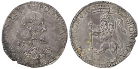 Pio V (1566-1572) Bologna - Bianco - Munt. 49 AG (g 4,95) Piccola screpolatura sulla guancia ma bell’esemplare con patina di vecchia raccolta
SPL/qFD...