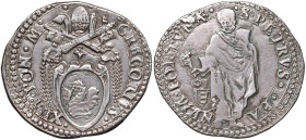 Gregorio XIII (1572-1585) Fano - Testone - Munt. 376 AG (g 9,35) RR
qBB