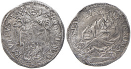Paolo V (1605-1621) Giulio A. I - Munt. 85 AG (g 3,07) RRRR Esemplare Muntoni - Ex Negrini 44, lotto 409, realizzo 500 euro + diritti
BB