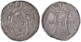 Urbano VIII (1623-1644) Testone 1625 A. II Giubileo - Munt. 48 AG (g 9,72) Schiacciature marginali
BB+/qSPL