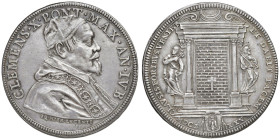 Clemente X (1670-1676) Piastra 1675 Giubileo, Porta Santa chiusa - Munt. 14 AG (g 31,95) Delicata patina
SPL