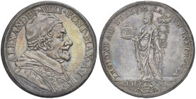 Alessandro VIII (1689-1691) Piastra 1690 A. I - Munt. 11 AG (g 32,00)
qSPL