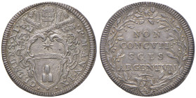 Clemente XI (1700-1721) Giulio A. IX - Munt. 100 AG (g 2,96)
SPL+/qFDC