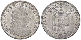 Vittorio Amedeo II (1680-1730) Lira 1718 - MIR 995b AG (g 6,14) R Splendido esemplare
qFDC