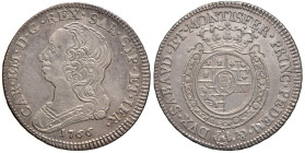 Carlo Emanuele III (1730-1773) Quarto di scudo 1766 - Nomisma 188; MIR 948l AG (g 8,72)
BB+