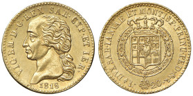 Vittorio Emanuele I (1814-1821) 20 Lire 1818 - Nomisma 510 AU R
SPL+