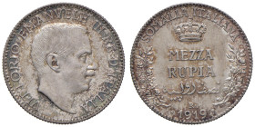 Vittorio Emanuele III (1900-1946) Somalia - Mezza rupia 1919 - Nomisma 1426 AG R
FDC