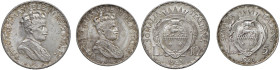 Vittorio Emanuele III (1900-1946) Somalia - 10 e 5 Lire 1925 - Nomisma 1445, 1446 AG RR Lotto di due monete, minimi segnetti da contatto al D/ della p...